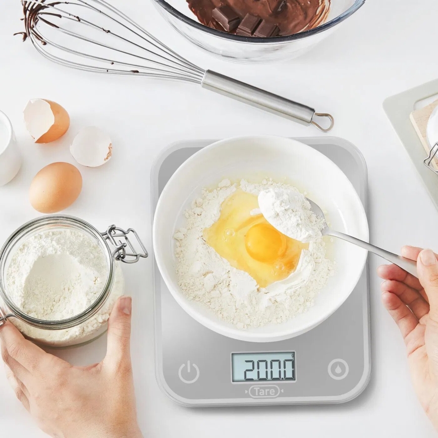 Tefal - Кухонные весы OPTISS 2xAAA серый