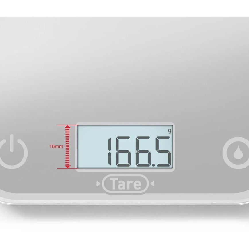 Tefal - Кухонные весы OPTISS 2xAAA серый