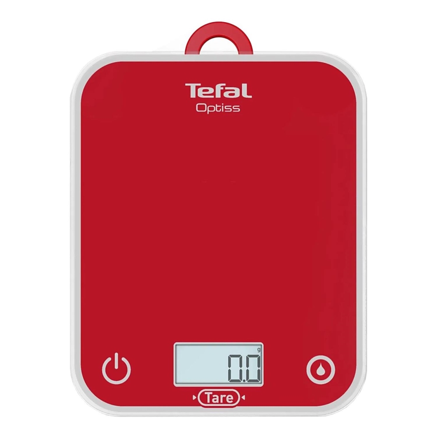 Tefal - Кухонные весы OPTISS 2xAAA красный