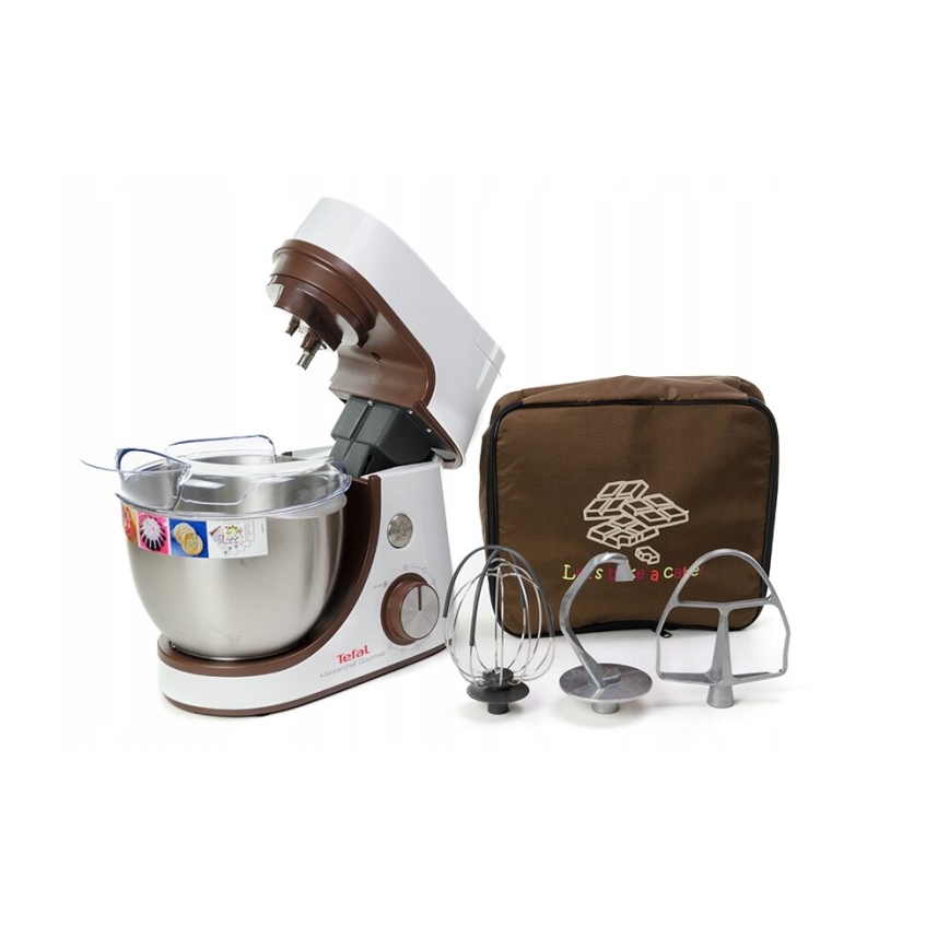 Tefal - Кухонный комбайн MASTERCHEF GOURMET 1100W/230V белый