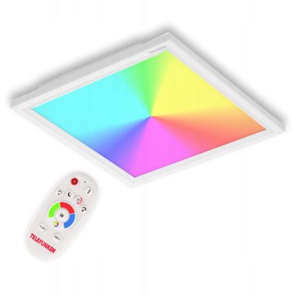 Telefunken 301506TF - LED RGBW Панель з регулюванням яскравості LED/18W/230V 4000K + пульт дистанційного керування