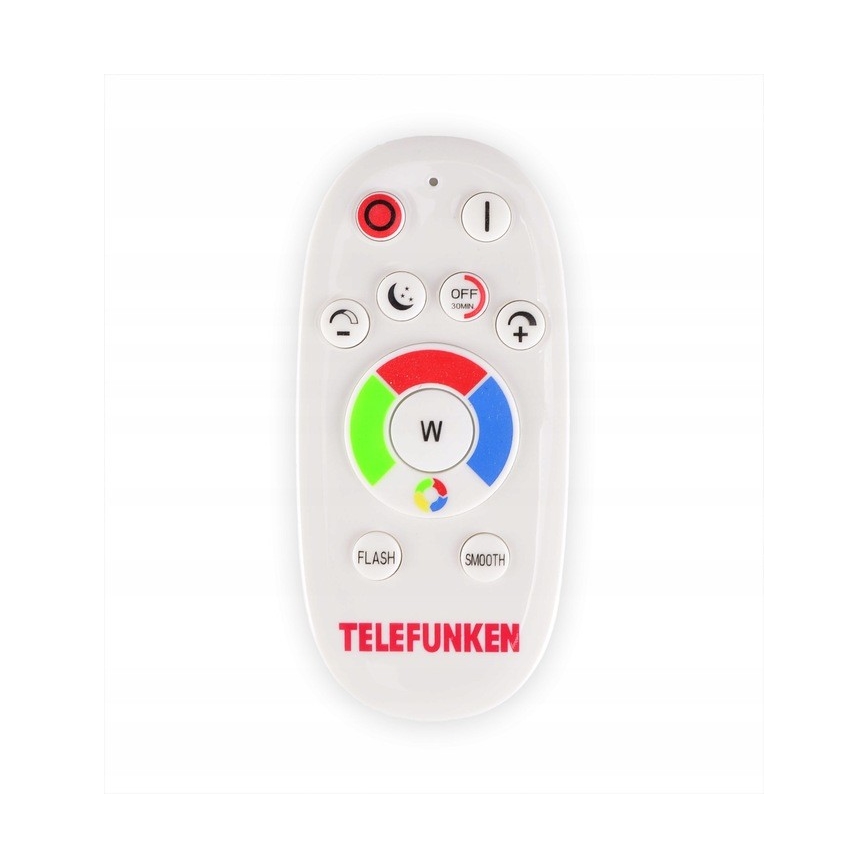 Telefunken 301506TF - Светодиодная RGBW-панель с регулированием яркости LED/18W/230V 4000K + дистанционное управление