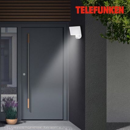Telefunken 304406TF - Светодиодный уличный настенный прожектор с датчиком LED/20W/230V IP44
