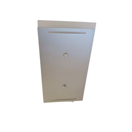 Telefunken 307704TF - Вуличний світлодіодний настінний світильник 2xLED/3W/230V IP44 срібний