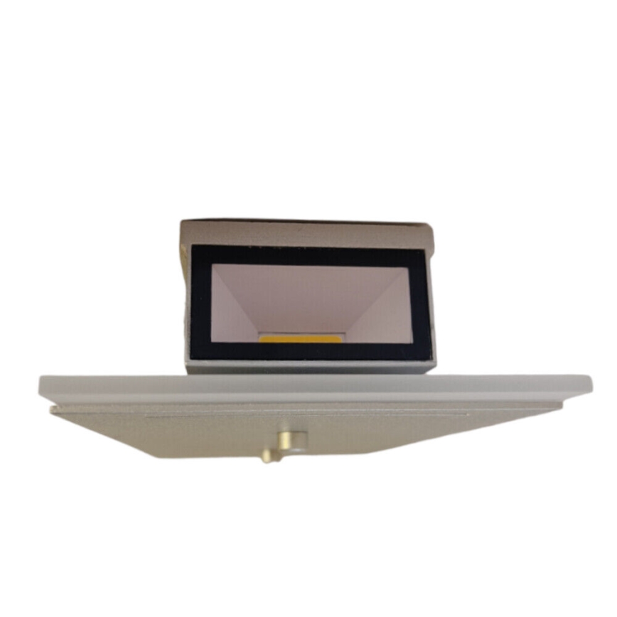 Telefunken 307704TF - Вуличний світлодіодний настінний світильник 2xLED/3W/230V IP44 срібний
