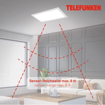 Telefunken 308706TF - Світлодіодний стельовий світильник з датчиком LED/36W/230V