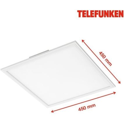 Telefunken 308806TF - Светодиодная припотолочная панель с датчиком LED/25W/230V 4000K
