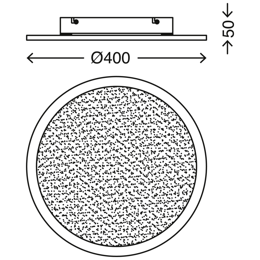 Telefunken 309104TF - Світлодіодний стельовий світильник з датчиком LED/30W/230V 4000K