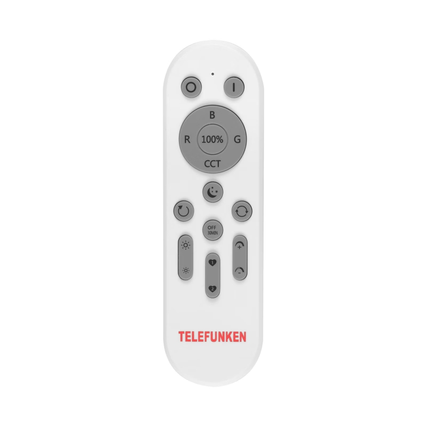 Telefunken 309602TF - Стельовий RGBW-світильник з регулюванням яскравості LED/18W/230V 2700-6500K Wi-Fi Tuya