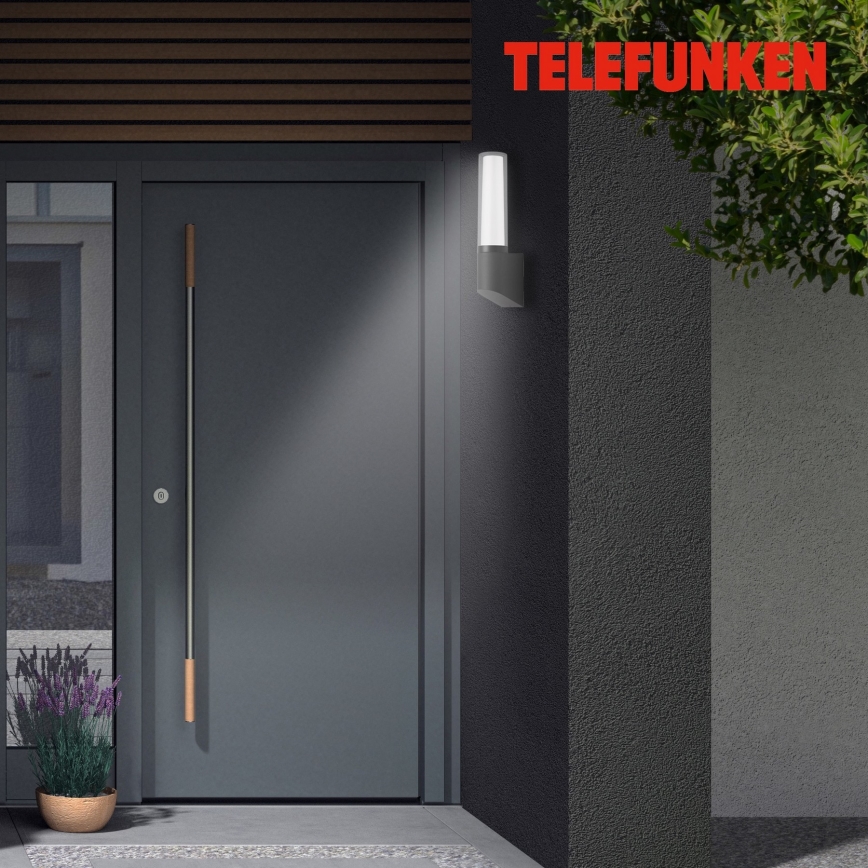 Telefunken 311305TF - Уличный светодиодный настенный светильник LED/8W/230V IP44