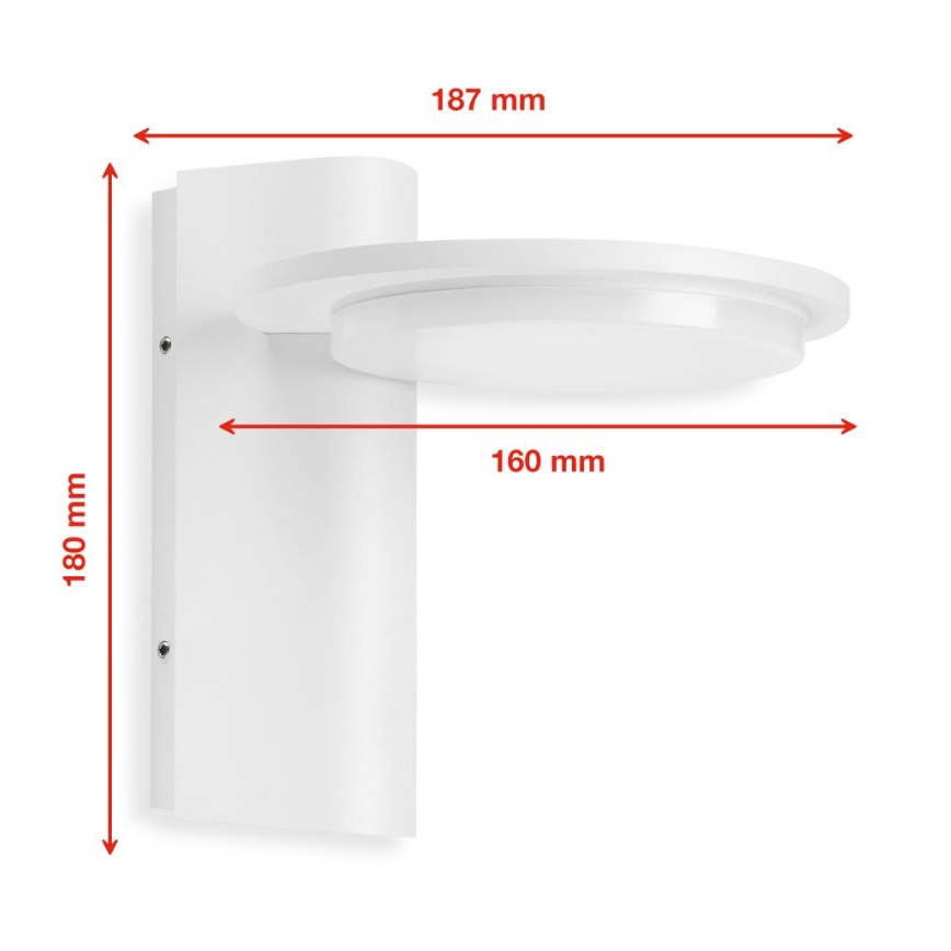 Telefunken 312406TF - Вуличний світлодіодний настінний світильник LED/10W/230V IP44