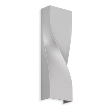 Telefunken 312704TF - Уличный светодиодный настенный светильник 2xLED/5,5W/230V IP44 серебристый