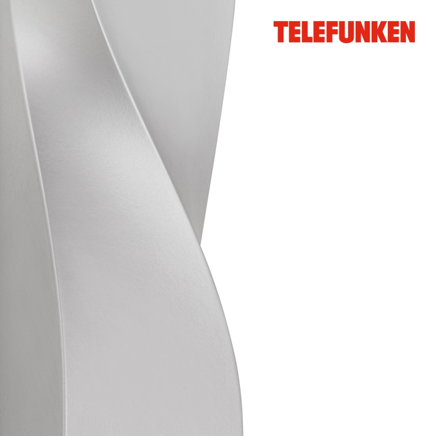 Telefunken 312704TF - Уличный светодиодный настенный светильник 2xLED/5,5W/230V IP44 серебристый