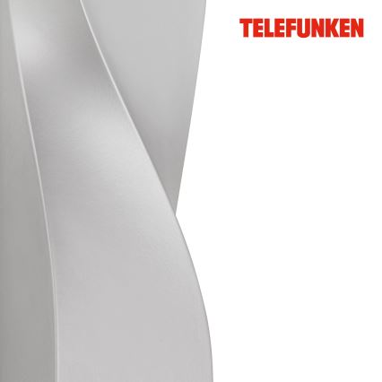 Telefunken 312704TF - Вуличний світлодіодний настінний світильник 2xLED/5,5W/230V IP44 срібний