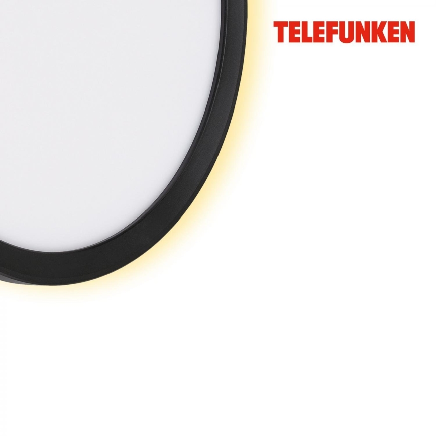 Telefunken 313405TF - LED уличный настенный светильник LED/15W/230V IP44 чёрный