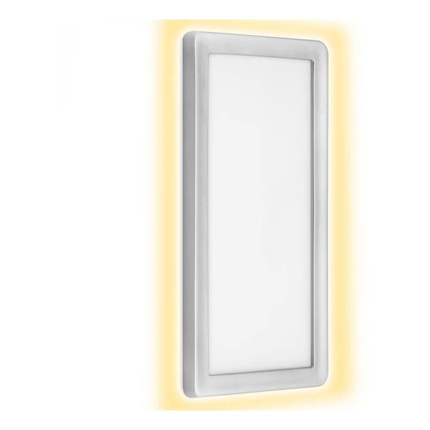 Telefunken 313604TF - Вуличний світлодіодний настінний світильник LED/16W/230V IP44 срібний