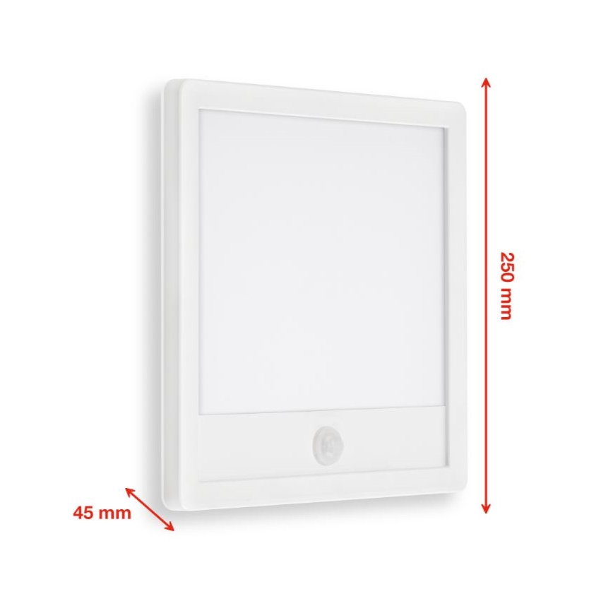 Telefunken 313806TF - LED зовнішній настінний світильник з датчиком LED/15W/230V IP44