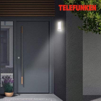 Telefunken 313904TF - LED Вуличний настінний світильник з датчиком LED/16W/230V IP44