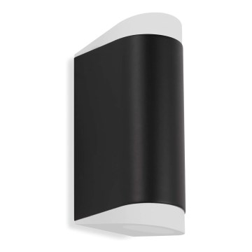 Telefunken 314905TF - Уличный светодиодный настенный светильник 2xGU10/5W/230V IP44 черный