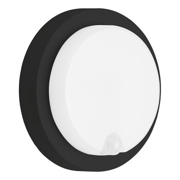Telefunken 315305TF - LED Вуличний настінний світильник з датчиком LED/12W/230V IP44 чорний