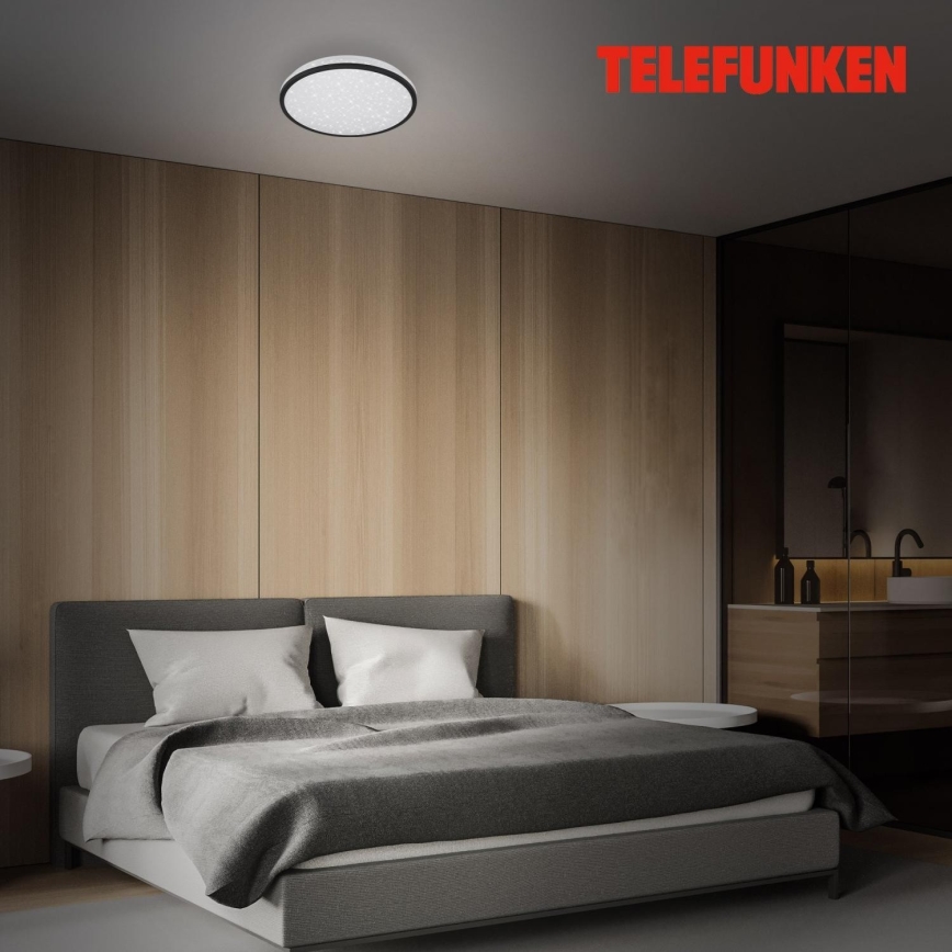 Telefunken 318305TF - Светодиодный потолочный светильник для ванной комнаты с датчиком LED/16W/230V IP44 диаметр 28 см