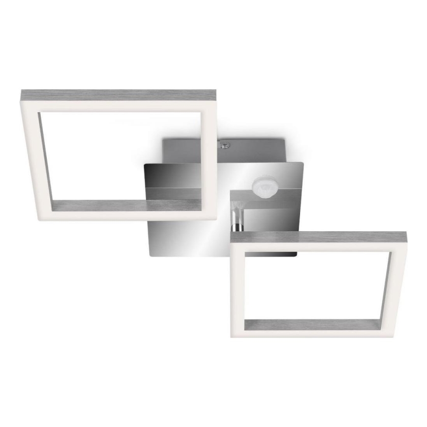 Telefunken 318508TF - Світлодіодний стельовий світильник з датчиком FRAME LED/12W/230V 3000K матовий хром
