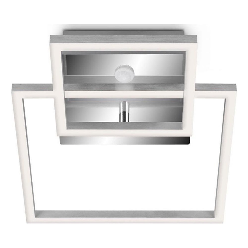 Telefunken 318608TF - Світлодіодний стельовий світильник з датчиком FRAME LED/17W/230V 3000K матовий хром