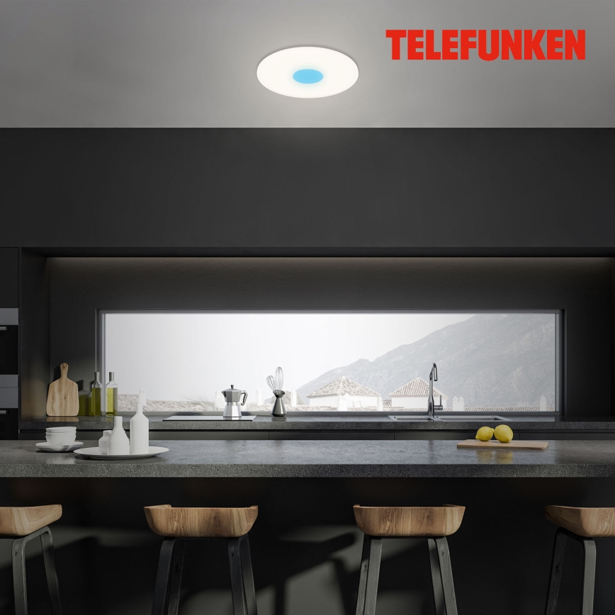 Telefunken 319306TF - LED RGBW Світильник з регулюванням яскравості LED/22W/230V 2700-6500K + пульт дистанційного керування