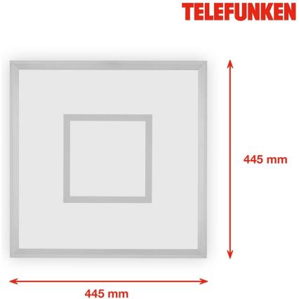 Telefunken 319704TF - LED RGB Cтельовий світильник з регулюванням яскравості LED/24W/230V 3000-6500K + пульт дистанційного керування