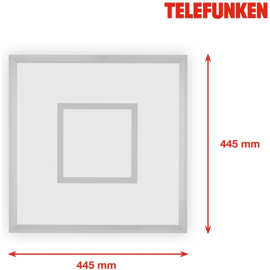 Telefunken 319704TF - LED RGB Cтельовий світильник з регулюванням яскравості LED/24W/230V 3000-6500K + пульт дистанційного керування