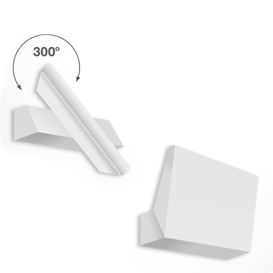 Telefunken - LED настенный уличный светильник LED/10Вт/230В IP44 белый