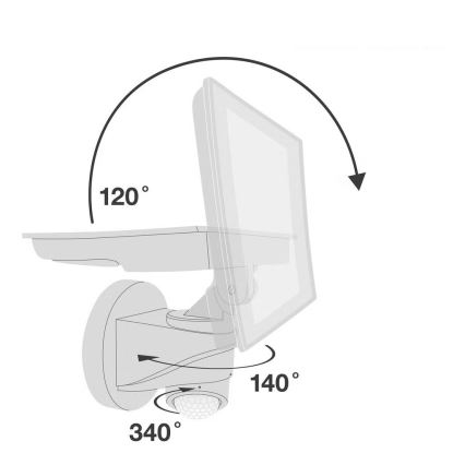 Telefunken - LED прожектор з датчиком LED/20W/230V