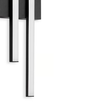 Telefunken - LED уличный настенный светильник 2xLED/4W/230V IP44 чёрный