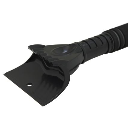 Телескопічний скребок для автомобіля з щіткою 100 см чорний/сріблястий