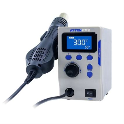 Термовоздушная станция с ЖК-дисплеем, 800 Вт/230 В