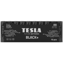 Tesla Batteries - 10 шт. Лужна батарейка AA BLACK+ 1,5V