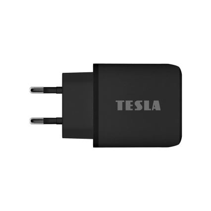 TESLA Electronics - Адаптер зі швидкою зарядкою Power Delivery 25W чорний