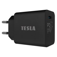 TESLA Electronics - Адаптер зі швидкою зарядкою Power Delivery 20W чорний
