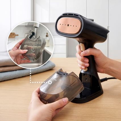 TESLA Electronics AeroGrip - Відпарювач для одягу 2 в 1 1400 Вт/230 В