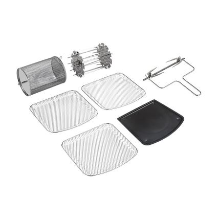 TESLA Electronics AirCook & Grill - Розумна багатофункціональна цифрова аеро-фритюрниця 12 л 1800W/230V Wi-Fi