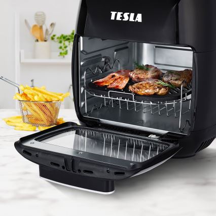 TESLA Electronics AirCook - Багатофункціональна цифрова фритюрниця з гарячим повітрям 11 л 2000W/230V