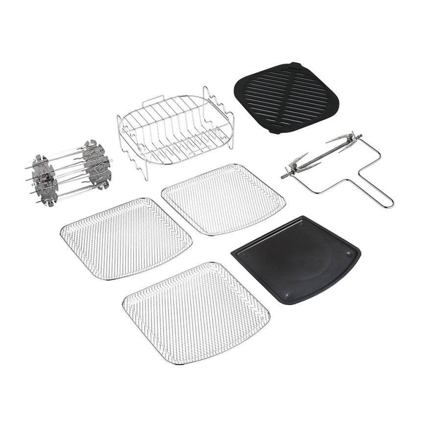 TESLA Electronics AirCook - Багатофункціональна цифрова фритюрниця з гарячим повітрям 11 л 2000W/230V
