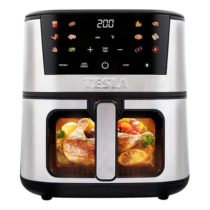 TESLA Electronics AirCook - Багатофункціональна цифрова фритюрниця з гарячим повітрям 7 л 1600W/230V
