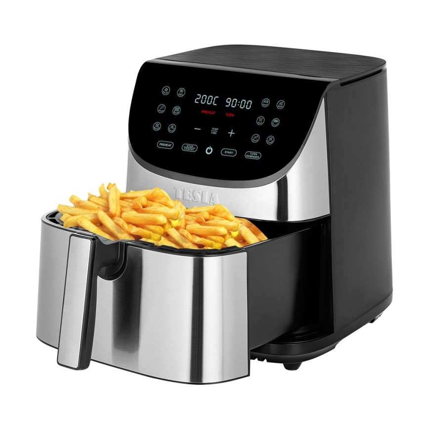 TESLA Electronics AirCook - Багатофункціональна цифрова фритюрниця з гарячим повітрям 8 л 1700W/230V