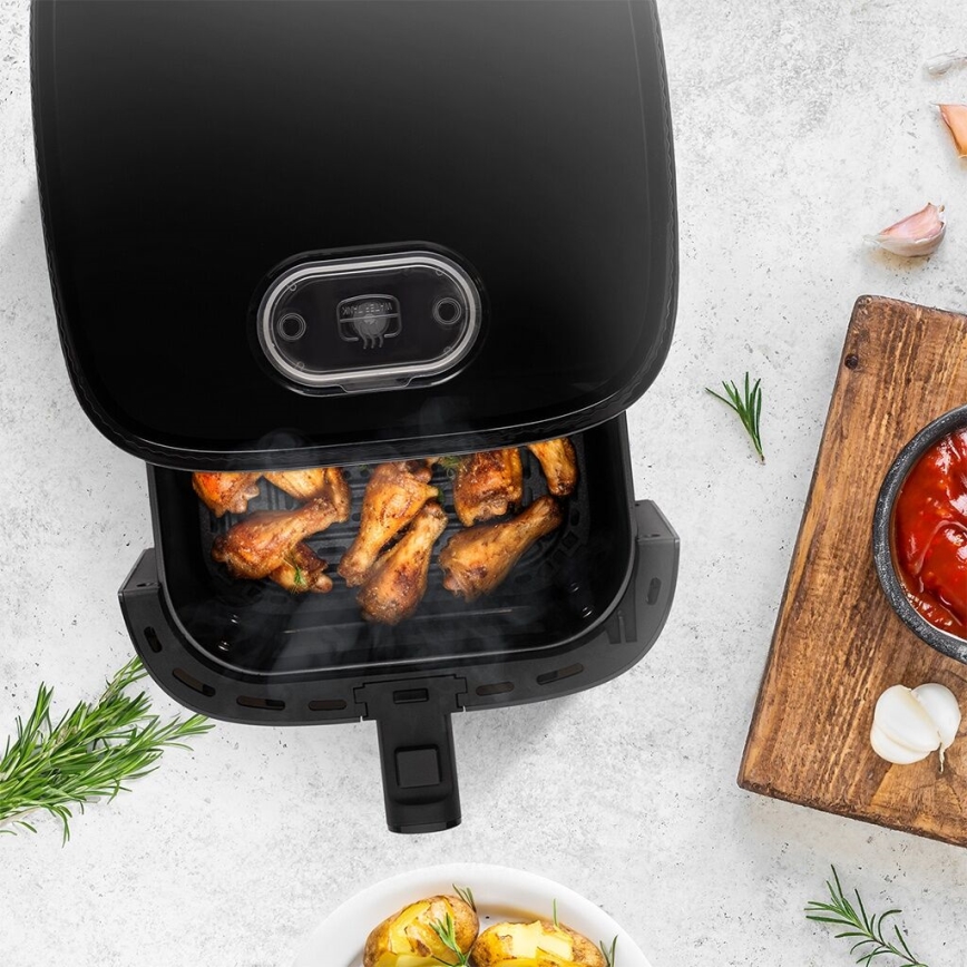 TESLA Electronics AirCook - Багатофункціональна цифрова фритюрниця з гарячим повітрям 5 л 1500W/230V