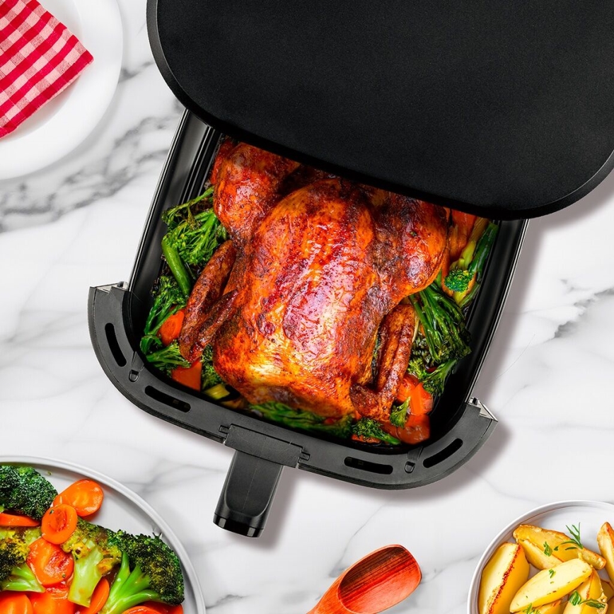 TESLA Electronics AirCook - Багатофункціональна цифрова фритюрниця з гарячим повітрям 7 л 1600W/230V