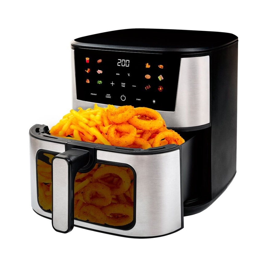 TESLA Electronics AirCook - Багатофункціональна цифрова фритюрниця з гарячим повітрям 7 л 1600W/230V