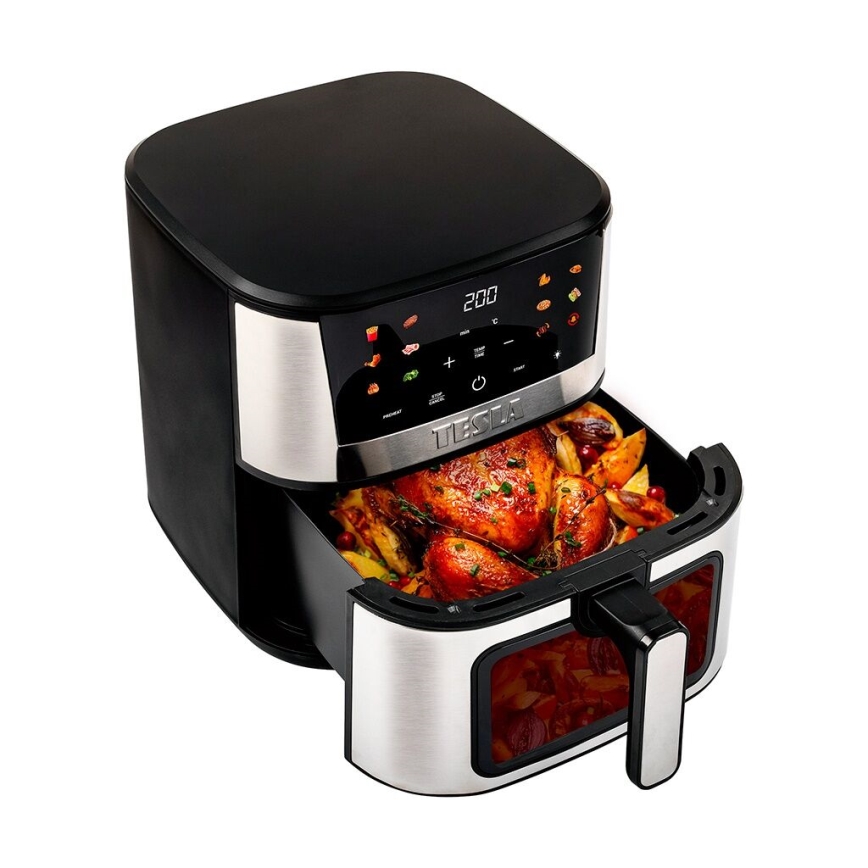 TESLA Electronics AirCook - Багатофункціональна цифрова фритюрниця з гарячим повітрям 7 л 1600W/230V