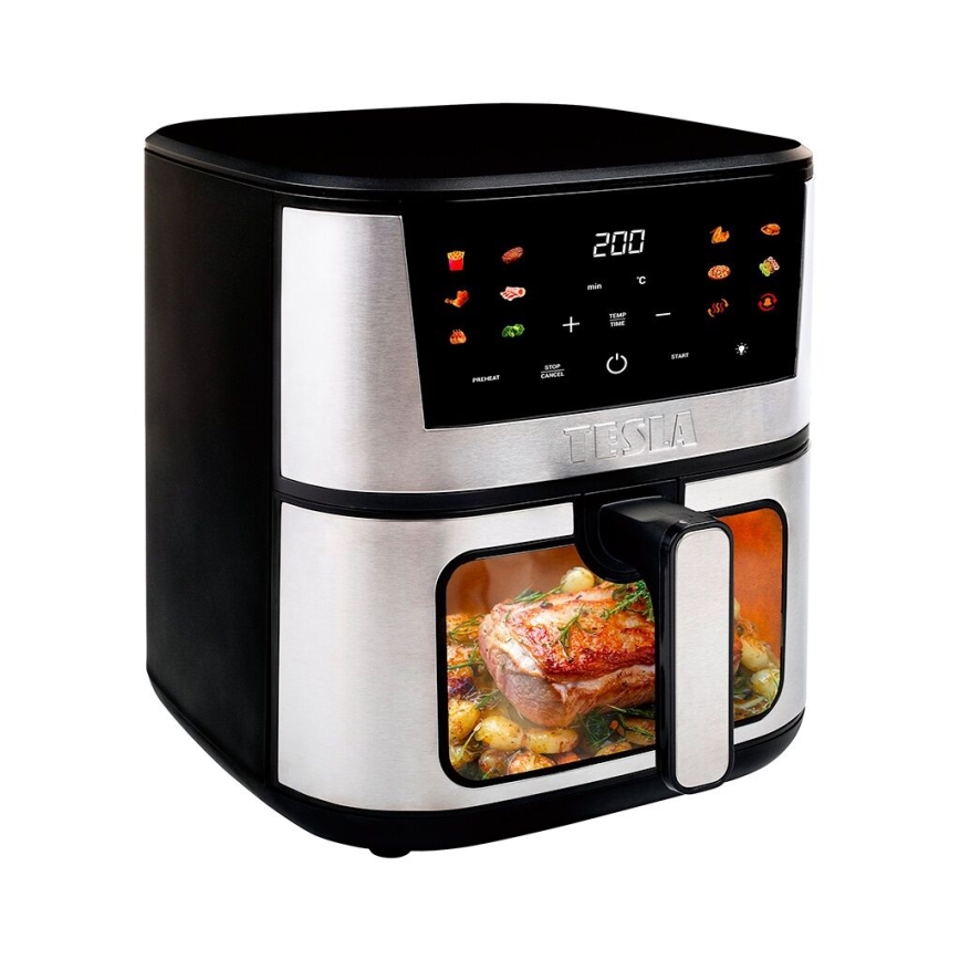 TESLA Electronics AirCook - Багатофункціональна цифрова фритюрниця з гарячим повітрям 7 л 1600W/230V