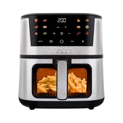 TESLA Electronics AirCook - Багатофункціональна цифрова фритюрниця з гарячим повітрям 7 л 1600W/230V